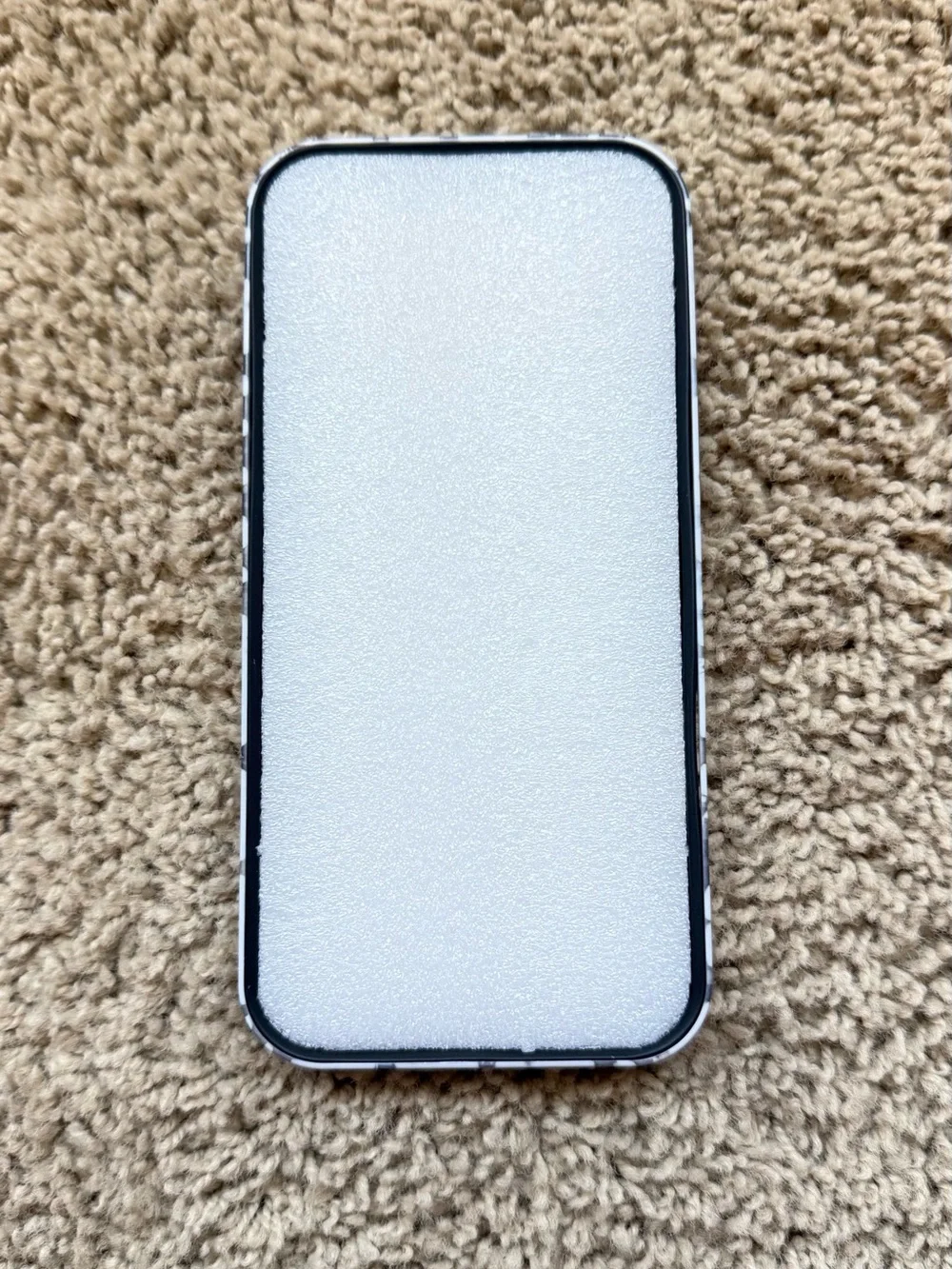 Leopard Print MagSafe-Compatible Phone Case - Cream Black